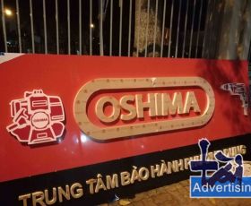 Bảng hiệu công ty Oshima